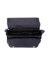 Borsa fasciatoio per neonati Emporio Armani Kids blu con logo argento