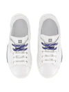 Sneakers per bambino Givenchy Kids bianche con logo goffrato