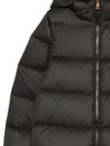Giacca Beulah per bambina Moncler Enfant nera con cappuccio