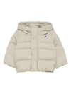 Giubbino per neonati K-Way Kids beige con design trapuntato