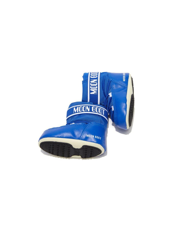 Stivali da neve per neonato Moon Boot Kids blu con punta tonda
