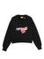 Felpa per bambina Off-White Kids nero con logo sul davanti