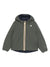 Giubbino per bambino K-Way Kids verde con toppa con logo