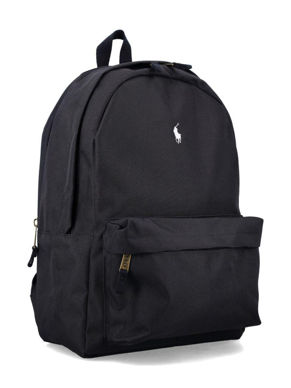 Zaino Polo Pony per bambini Polo Ralph Lauren Kids nero con motivo Polo Pony
