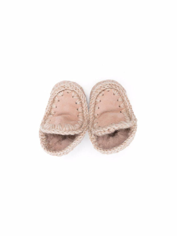 Stivali per neonata Mou Kids rosa con punta tonda
