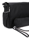 Borsa fasciatoio per neonati Emporio Armani Kids nera con logo