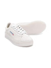 Sneakers per bambino Autry Kids Dallas grigio chiaro con chiusura con lacci
