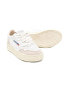 Sneakers per bambini Autry Kids bianche con dettagli traforati