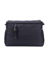 Borsa fasciatoio per neonati Emporio Armani Kids blu con logo argento