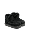 Stivali mid Eskimo per bambina Mou Kids nero con punta tonda