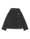 Giubbino P. Lily per bambina K-Way Kids nero con dettaglio con logo in rilievo