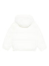 Giubbino per bambino K-Way Kids bianco con design trapuntato