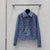 LV 25 Cherry Denim Jacket Blue Cotton