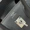 Hermes Birkin Slate Gray Silver Buckle Calfskin 255632