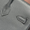 Hermes Birkin Slate Gray Silver Buckle Calfskin 255632