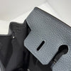 Hermes Birkin Slate Gray Silver Buckle Calfskin 255632