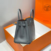Hermes Birkin Slate Gray Silver Buckle Calfskin 255632