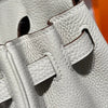 Hermes Birkin Pearl Gray and Silver Togo Leather 250048
