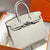 Hermes Birkin Pearl Gray and Silver Togo Leather 250048