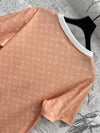 LV 25 Age-Reducing Simple T-Shirt Orange Cotton
