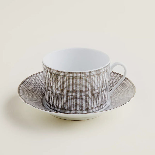 Hermes Mosaique Au 24 Tazza da tè e stoviglie