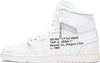 Off-White x Air Jordan 1 Retro High OG 'White' 2018 Sneakers for Men