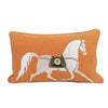Copricuscini con cavallo ricamato