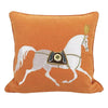 Copricuscini con cavallo ricamato