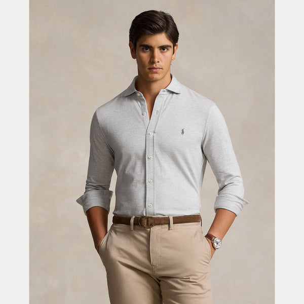 HOUNDSTOOTH JERSEY SHIRT 