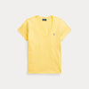 COTTON JERSEY V-NECK TEE 