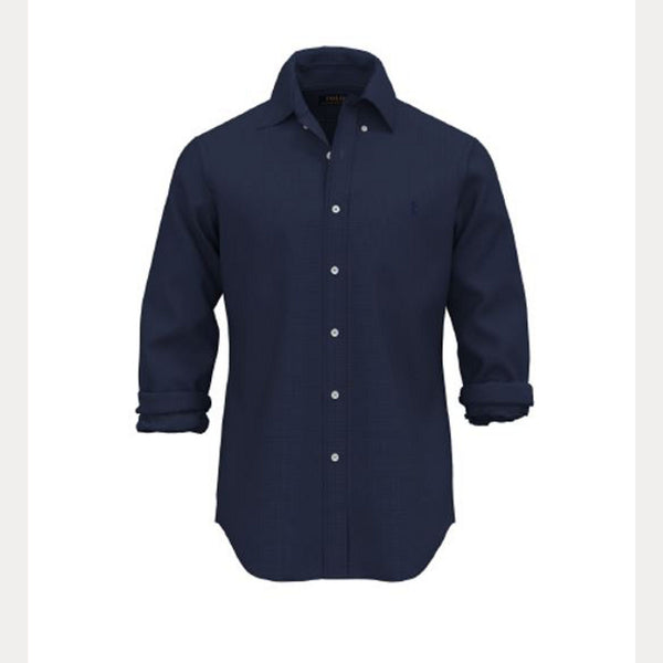 SLIM FIT GARMENT-DYED OXFORD SHIRT 