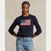 FLAG COTTON CREWNECK SWEATER 
