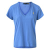 COTTON JERSEY V-NECK TEE 
