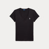 COTTON JERSEY V-NECK TEE 