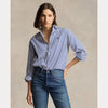 RELAXED FIT STRIPED COTTON SHIRT 