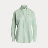 STRETCH SLIM FIT STRIPED OXFORD SHIRT 