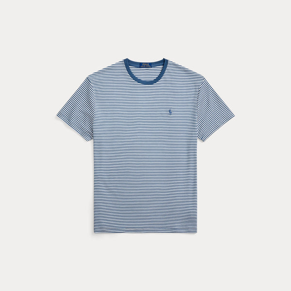 CLASSIC FIT STRIPED SOFT COTTON T-SHIRT 