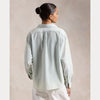 CROPPED BOXY CHAMBRAY SHIRT 
