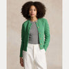 CABLE-KNIT WOOL-CASHMERE CARDIGAN 