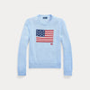 FLAG COTTON CREWNECK SWEATER 
