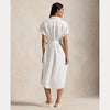 LINEN SHORT-SLEEVE SHIRTDRESS 