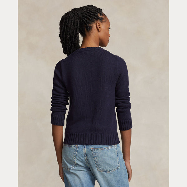 FLAG COTTON CREWNECK SWEATER 