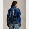 PATCHWORK COTTON-LINEN WINDBREAKER 