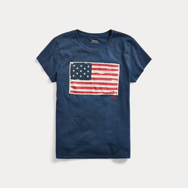FLAG JERSEY GRAPHIC T-SHIRT 