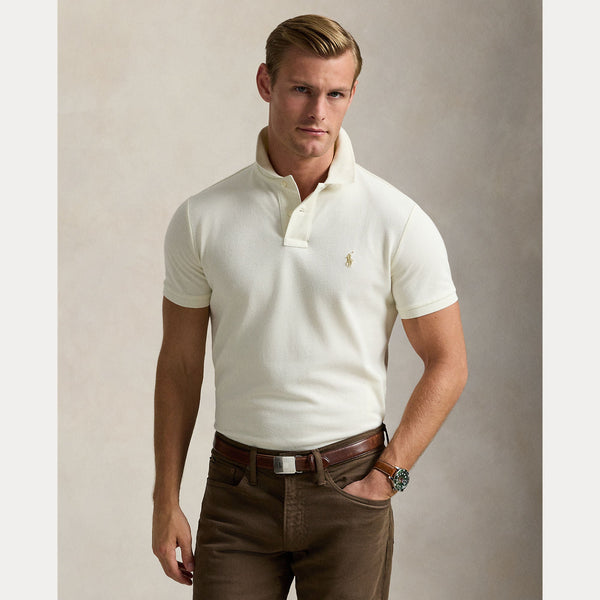 CUSTOM SLIM FIT MESH POLO SHIRT 