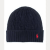 CABLE-KNIT WOOL-CASHMERE BEANIE 