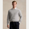 TEXTURED COTTON CREWNECK SWEATER 