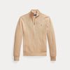 MESH-KNIT COTTON QUARTER-ZIP SWEATER 