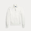 MESH-KNIT COTTON QUARTER-ZIP SWEATER 