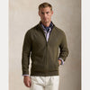 MESH-KNIT COTTON FULL-ZIP SWEATER 